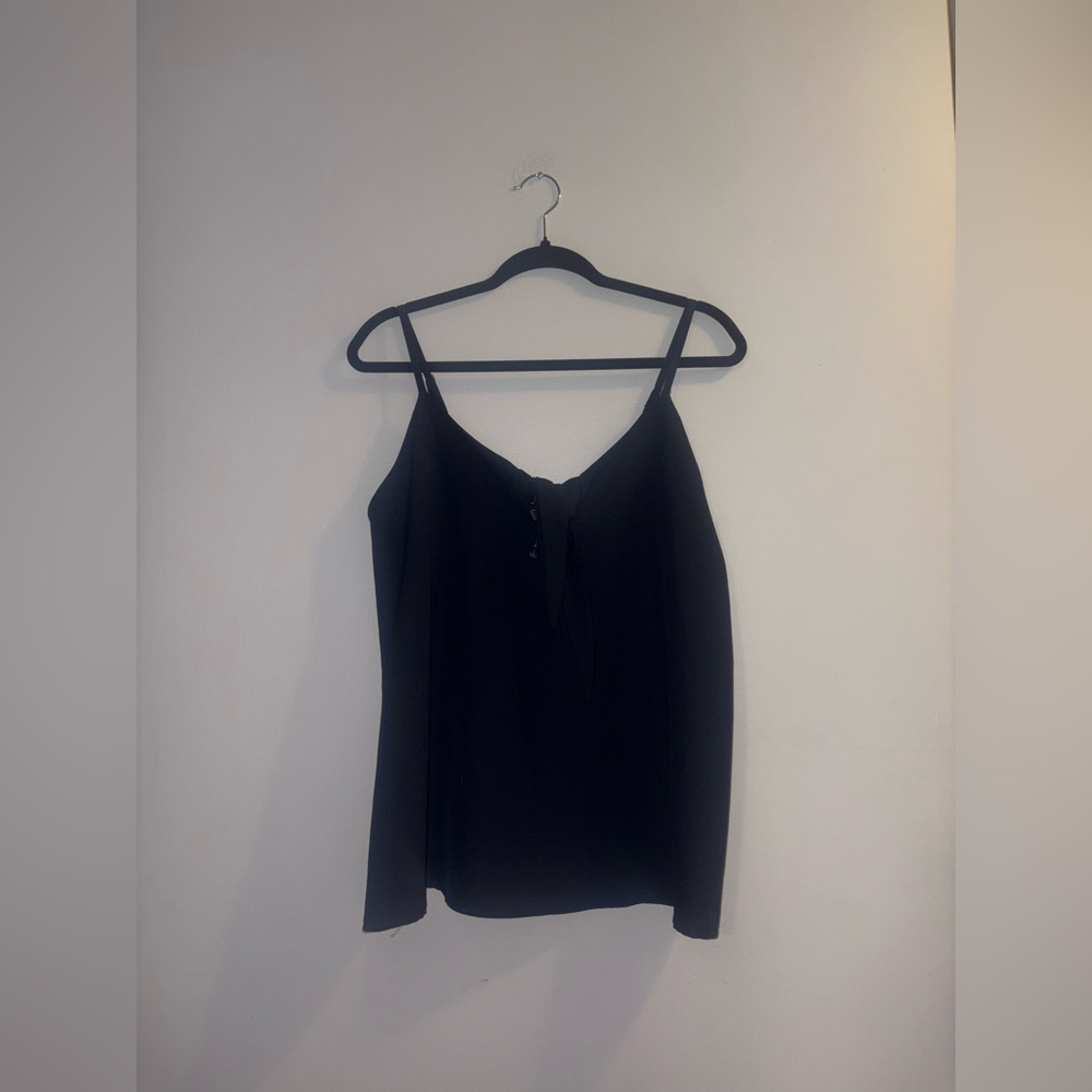 Guilty | Navy Front Knot TankTop